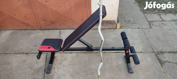 Fekvenyomó pad és súlyzó rúd