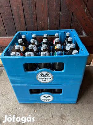 Fél literes csavaros üvegek