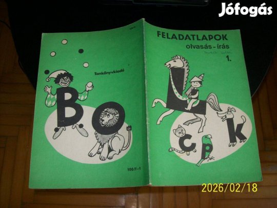 Feladatlapok általános iskola 1. osztálya számára (Tankönyvkiadó:1988)