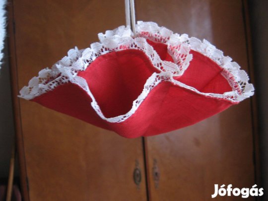 Felakasztható kínáló, textil