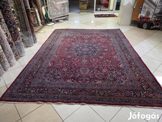 Félantik 260x340 iráni mesedi kézi csomós gyapjú perzsa szőnyeg FZ151