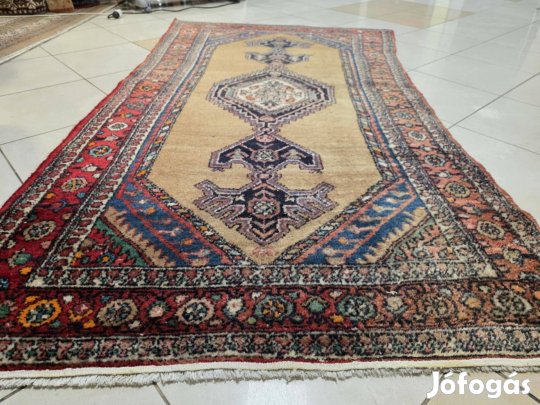 Félantik iráni hamadan 135x222 nomád kézi gyapjú perzsa szőnyeg FZ131