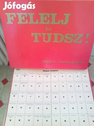 Felelj ha tudsz - oktató társasjáték