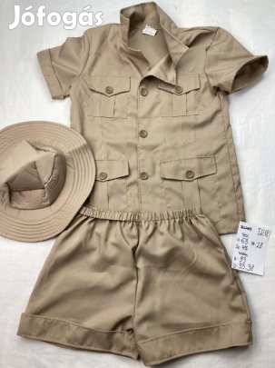 Felfedező jelmez, szafari jelmez, felnőtt jelmez D218