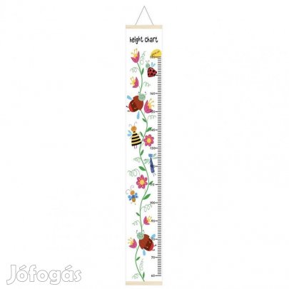 Felfüggeszthető vászon magasságmérő, Mainland China - Virágok, rovarok