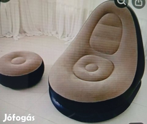 Felfújható fotel lábtartóval eladó Bp