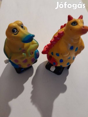 Felhúzható, sétáló kacsa és dinoszaurusz
