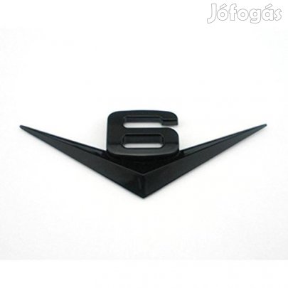 Felirat V6 Matt fekete eladó