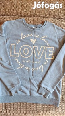 Feliratos lány pulóver