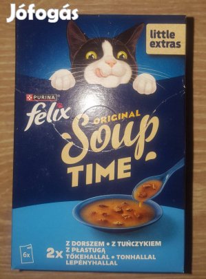Felix 6 db-os macska eledel tonhallal tőkehallal, lepényhallal Akció %