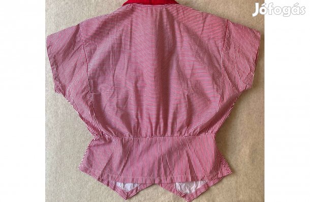 Felső, blúz, különleges női ing, csíkos M-L