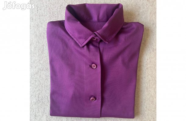 Felső, blúz, női ing, lila, S-es