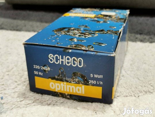 Felsőkategóriás akvárium levegőztető pumpa - Schego Optimal 250