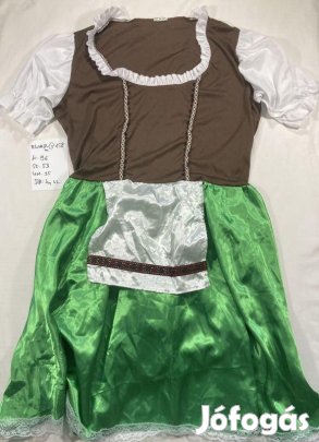 Felszolgáló jelmez, pincérnő jelmez, felnőtt jelmez G158