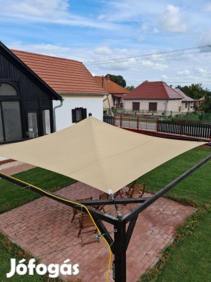 Feltekerheto arnyekolo vitorlak 4 x 4 meter, 4 darab