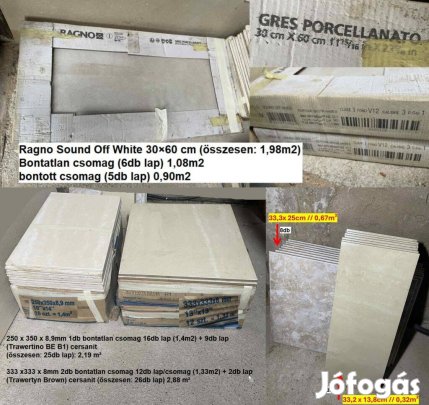 Felújításból megmaradt csempe