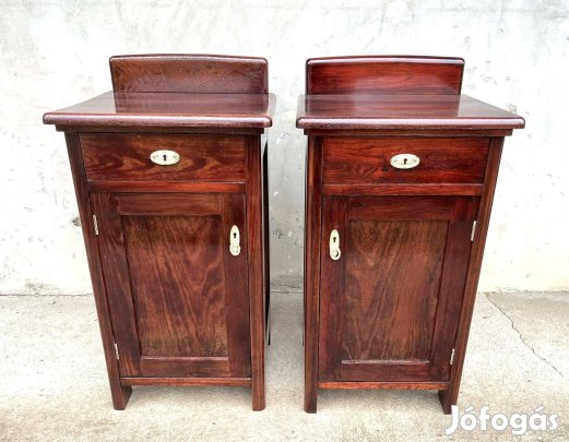 Felújított Antik Szecesszió Mahagóni komódok párban Cca 1910!