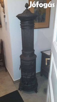 Felújított, antik vaskályha