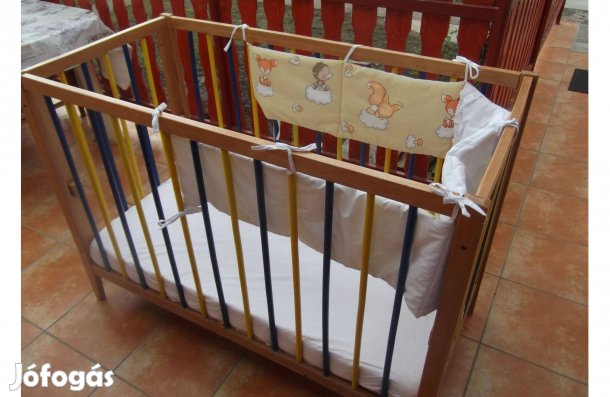Felújított babaágy akciós áron eladó