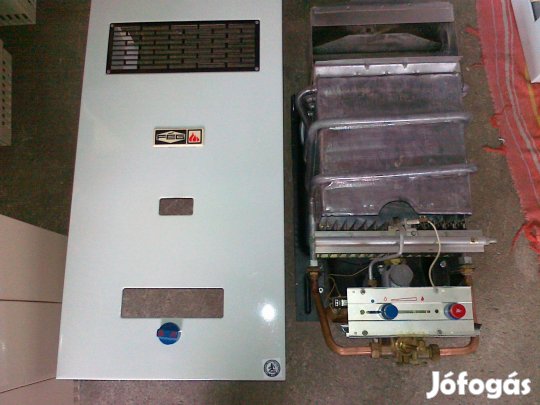 Felújított fég V-4 kéményes fali átfolyó vízmelegítő 1év garanciával
