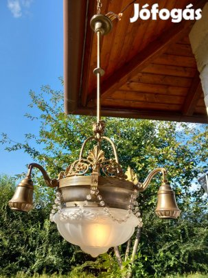 Felújított szecessziós csillár eladó