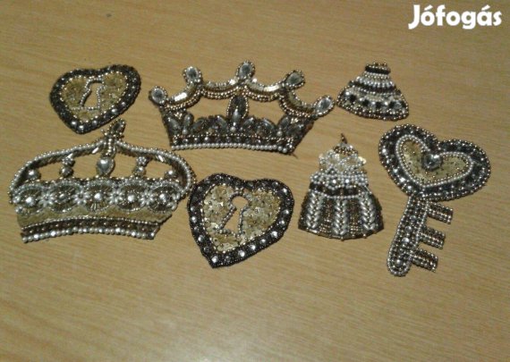 Felvarrható gyöngydísz dekoráció