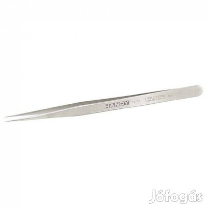 Fém Csipesz - Egyenes, Tűhegyű - 140mm (_)