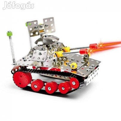 Fém Építő Készlet ( Fémépítő játék ) - Tank (193db-os) (_)