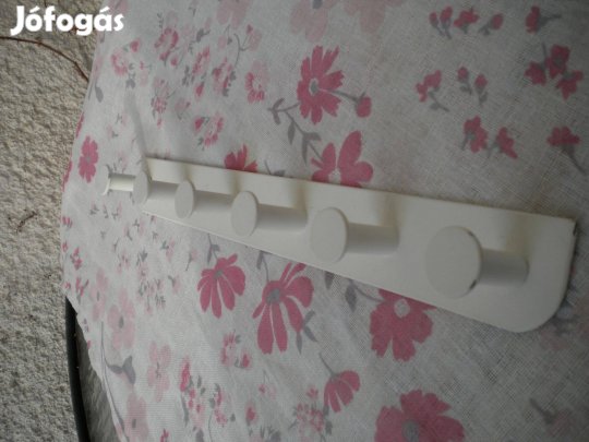 Fém Ikeás fogas 6 akasztós