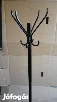 Fém álló fogas fekete