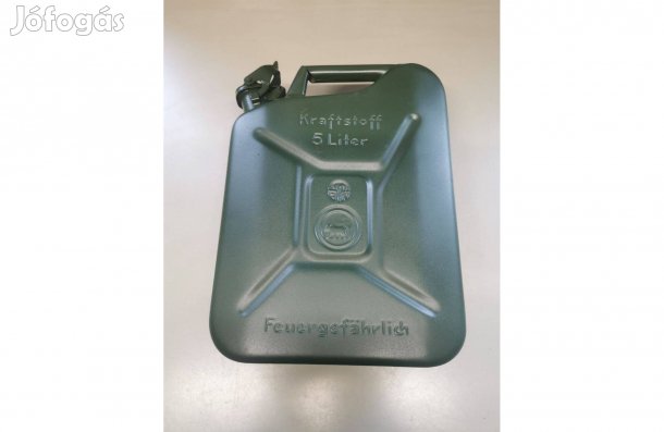 Fém benzin kanna 5 liter katonai Mz Trabant Tramp NVA NDK veterán