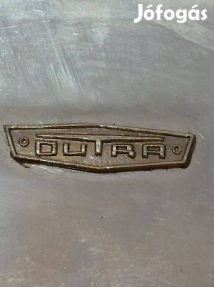 Fém borítású fa doboz DUTRA felirattal