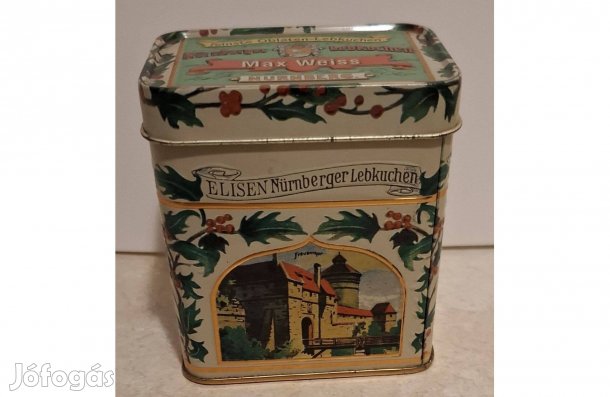 Fém díszoboz 1990-es évek Nürnberger