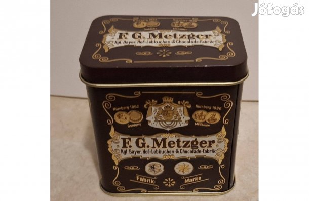 Fém díszoboz 1990-es évekből