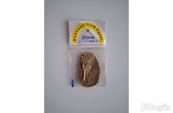 Fém egyiptomi fáraó hűtőmágnes 6*4 cm