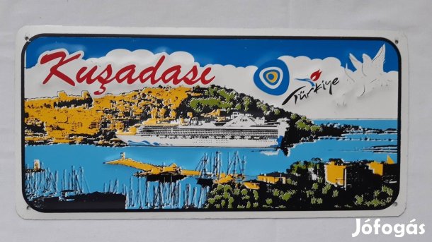 Fém fali dísztábla Törökországból 