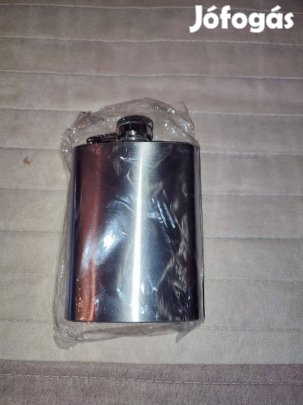 Fém flaska kulacs új bontatlan csavaros