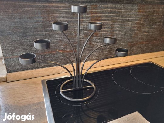 Fém gyertya mécses tartó