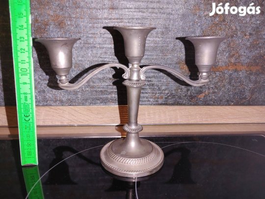Fém gyertya tartó