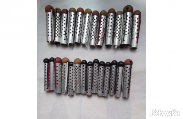 Fém hajcsavaró, fodrászati kellék