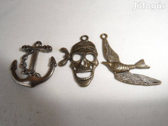 Fém hajós medál ( 3 db.)