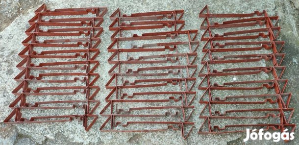 Fém hófogó / hóvágó készlet cseréphez - 59 darabos (2.)