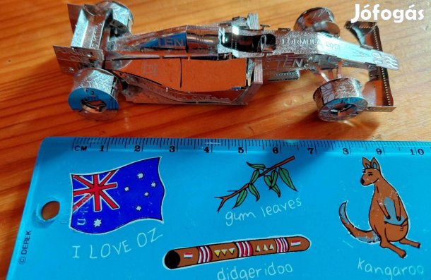 Fém kb 10 cm-es makett forma 1 autó