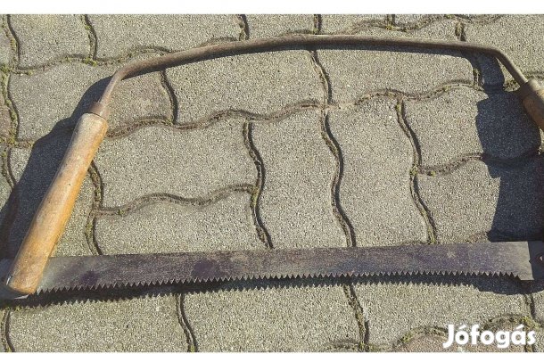 Fém keretes fűrész retró