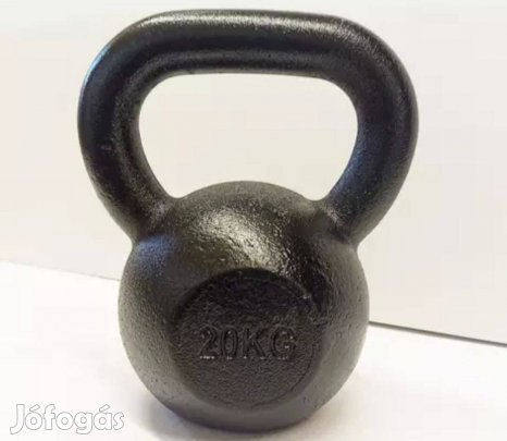 Fém kettlebell 8-20kg, vadonatúj!