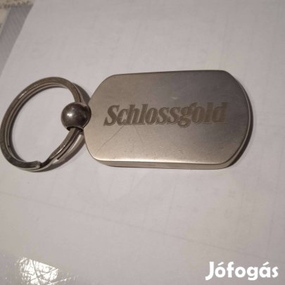 Fém kulcstartó Schlossgold felirattal