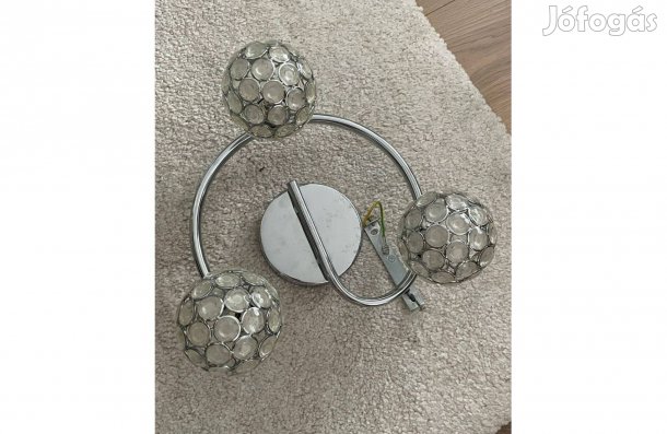 Fém lámpa gömb búrával