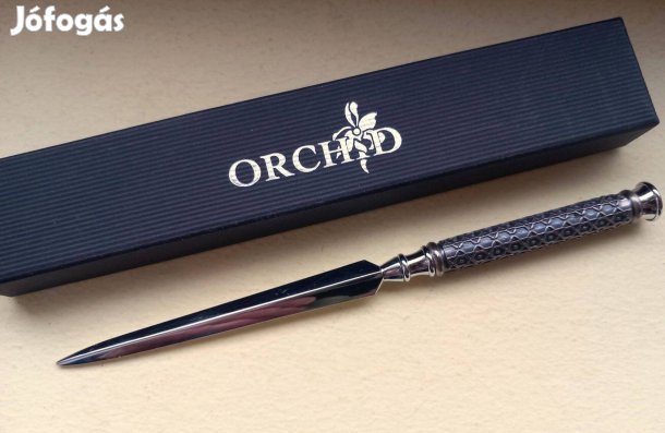 Fém levélbontó kés (17 cm), eredeti dobozában, új