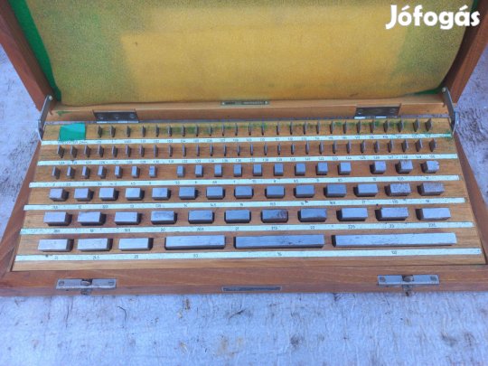 Fém mérőhasábkészlet