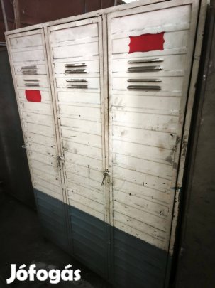 Fém öltözőszekrény